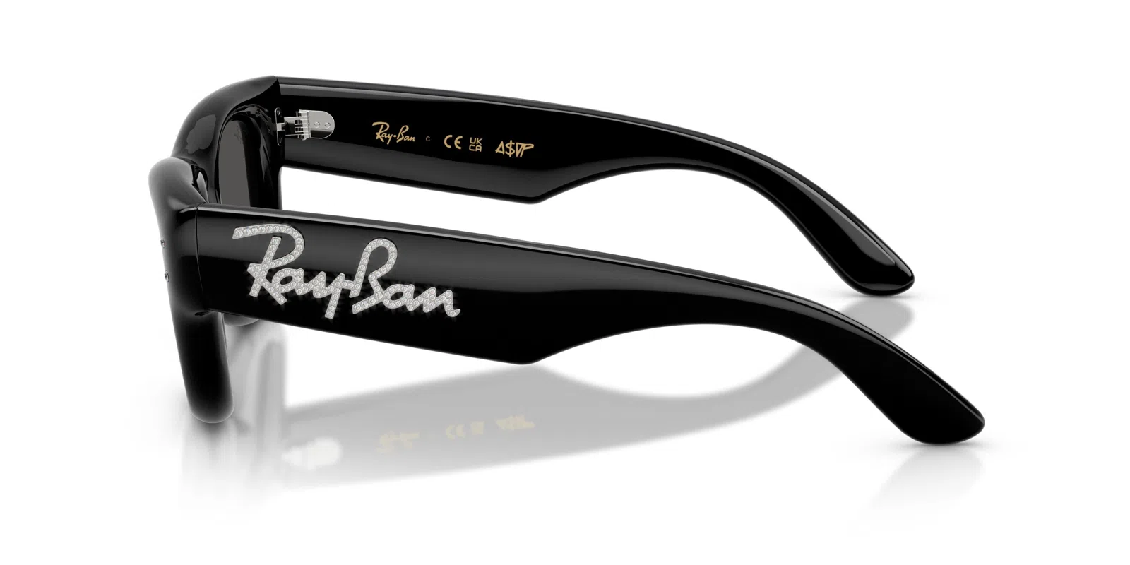 Ray-Ban Wayfarer Puffer 4940B Sunglasses - Green & Strass - view 26